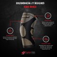 thumbnail image 4 of Fusion Pain Solutions Copper Compression Knee Brace and Support for Arthritis, Sport Injury, Joint Pain Small Single, 4 of 7