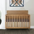 Evolur Stilnovo Mid Century 4in1 Convertible Crib, Sugarcane
