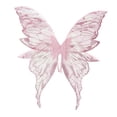 thumbnail image 3 of Disfraz de mariposa con alas para usar como accesorio fotográfico para fiestas de carnaval y festivales. Rosa, 3 of 9