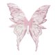 thumbnail image 3 of Disfraz de mariposa con alas para usar como accesorio fotográfico para fiestas de carnaval y festivales. Rosa, 3 of 9