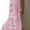 Pink, variant on Women's French Style Lace Up Flared Sleeve Knit Cardigan Long And Loose Hem Design Cardigan Sweaters for Women