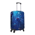 thumbnail image 3 of Daiia Deep Sea Glowing Fishes Luggage Cover, Thickened Washable Travel Luggage Covers, Elastic Unique Baggage Covers for 18-20 inch Luggage-Small, 3 of 9