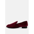 thumbnail image 4 of LUXE-LAP Burgundy Velvet Handcrafted Loafers, 4 of 7