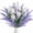 White, variant on Scheam Artificial Flowers Pink Tulips,Plastic Fake Lavender Mixed Bouquet,,Wedding Table Centerpieces Floral Arrangements,for Decoration Home Birthday Party 12 Pieces