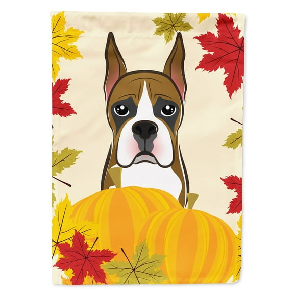 Boxer Thanksgiving Flag Garden Size BB2029GF