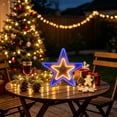 thumbnail image 6 of Cififendec Christmas Neon Sign Light, 22.8"×21.8", Usb Powered Dual Use Hanging Tabletop Neon Lamp with Festive Motifs for Window Mantel Holiday Lighting, 6 of 6