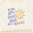 thumbnail image 4 of Inktastic So Long, Pre-school Hello, Summer Last Day of School Girls Toddler Dress, 4 of 5