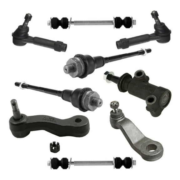 9 Pc Steering & Suspension Kit Tie Rod Ends Outer Inner Sway Bar Links Idler Pitman Arms Fits select: 1999-2006 CHEVROLET SILVERADO, 2001-2006 CHEVROLET TAHOE