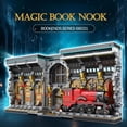 thumbnail image 4 of Magic Train Booknook Building Set with Lights, Creative Bookends Building Kit 66031, Bookshelf Home Decor, 2795 PCS Book Nook Model Toy Kit,, 4 of 7