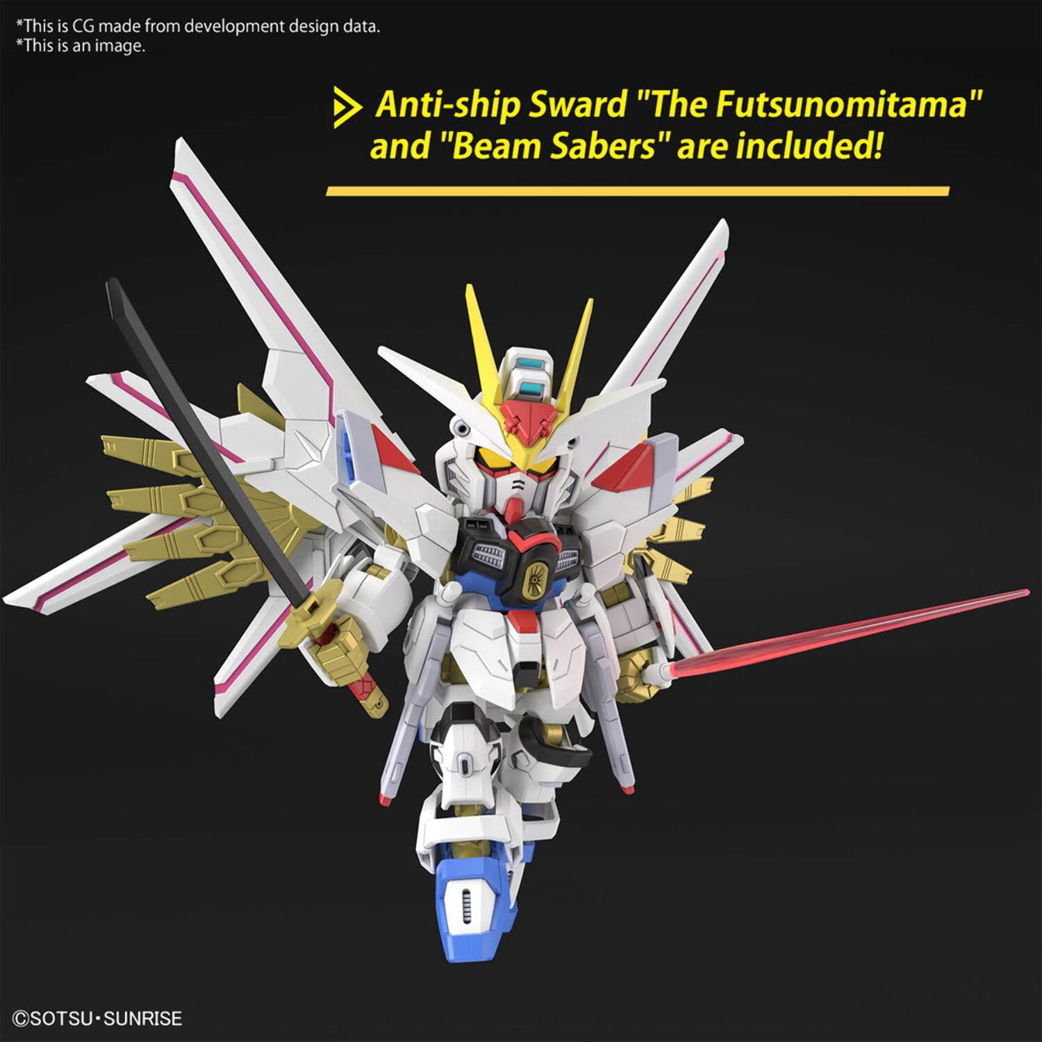 Gundam Seed Freedom Mighty Strike SD Model Kit