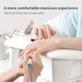thumbnail image 5 of Manicure Arm Rest for Nails Tech: U-shaped Adjustable Nail Armrest - White PU Leather Hand Stand Rest for Manicurists, 5 of 5