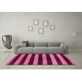 thumbnail image 3 of Ahgly Company Indoor Round Oriental Pink Modern Area Rugs, 8' Round, 3 of 4