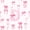 Pink D, variant on Manfei Girls Cartoon Bowknot Personalized Initial K Bed Sheets 4pcs,Geometric Stripes King Sheets for Kids Teens,Lightweight Room Decor