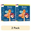 (2 pack) Amara Organic Baby Food Sweet Potato Raspberry, No Added Sugar, Stage 2, 5 Individual Servings