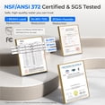 thumbnail image 2 of Waterdrop CoreRO Countertop Reverse Osmosis Water Filter, Reverse Osmosis System Countertop, Portable Pure Water Pitcher, NSF/ANSI 372 Certified, 3:1 Pure to Drain, No Installation, 6 Stage, WD-C1S, 2 of 4