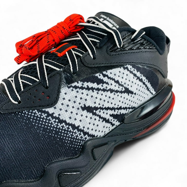 New Balance HESI Low v2 Black White Team Red Men's Wide Basketball