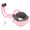 thumbnail image 4 of Almohada para el cuello Vhermosa en forma de U con soporte para teléfono móvil, 4 of 8