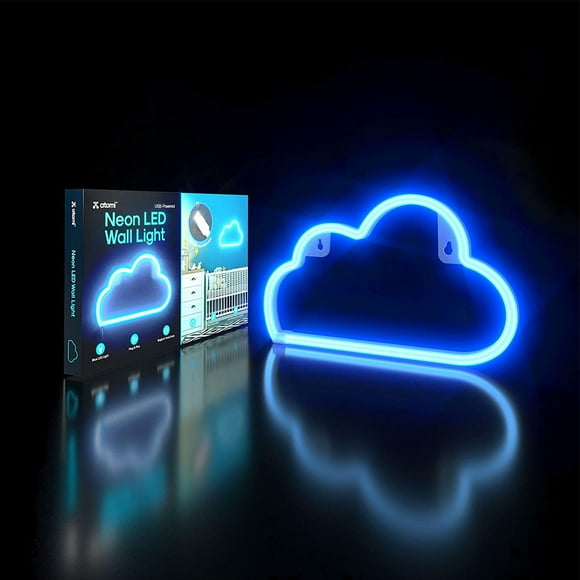 Blue Cloud Neon LED Wall Light