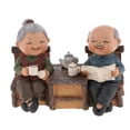 thumbnail image 2 of Estatuil de pareja de ancianos de , decoración del 05 Leer Periódicos Zulema Ornamento viejo de los pares, 2 of 7