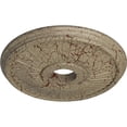 thumbnail image 3 of Ekena Millwork 20 1/8"OD x 3 7/8"ID x 1 7/8"P Berkshire Ceiling Medallion (Fits Canopies up to 6 3/8"), Hand-Painted Gobi Desert Crackle, 3 of 7