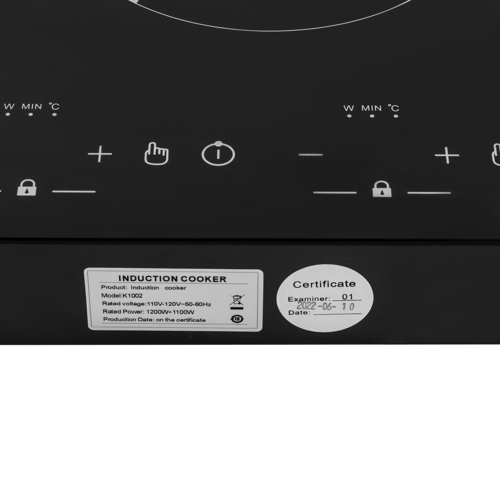 Double Induction Cooktop - 4000W Portable Dual Burner with Timer