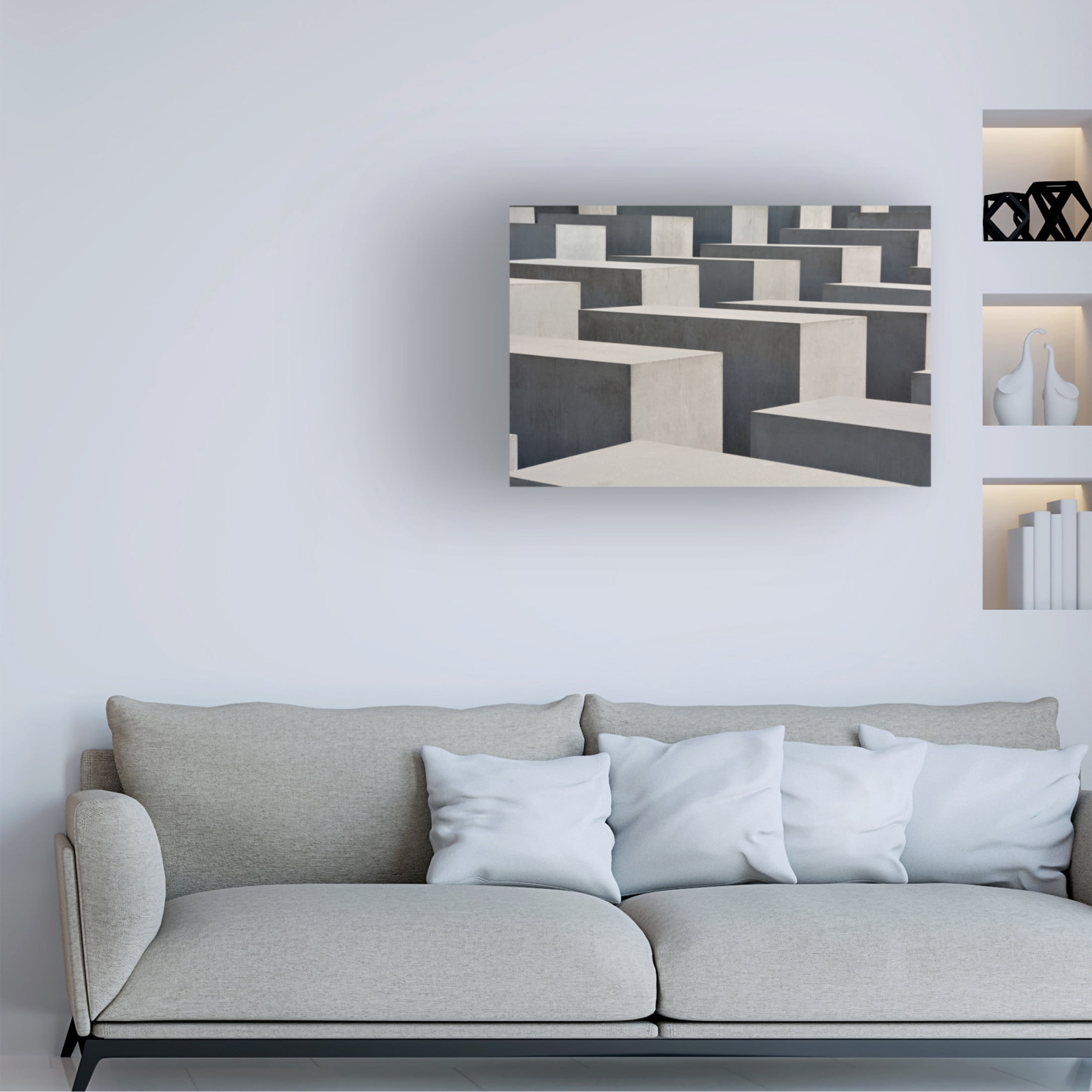 Trademark Fine Art Harald Schull  Rhythm of the Cubes Canvas Wall Art