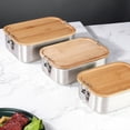 thumbnail image 4 of 304 Stainless Steel Lunch Boxes Sealed Containers Portable Sushi Box Bento Camping Tableware Leakproof Food Carrier, 4 of 9