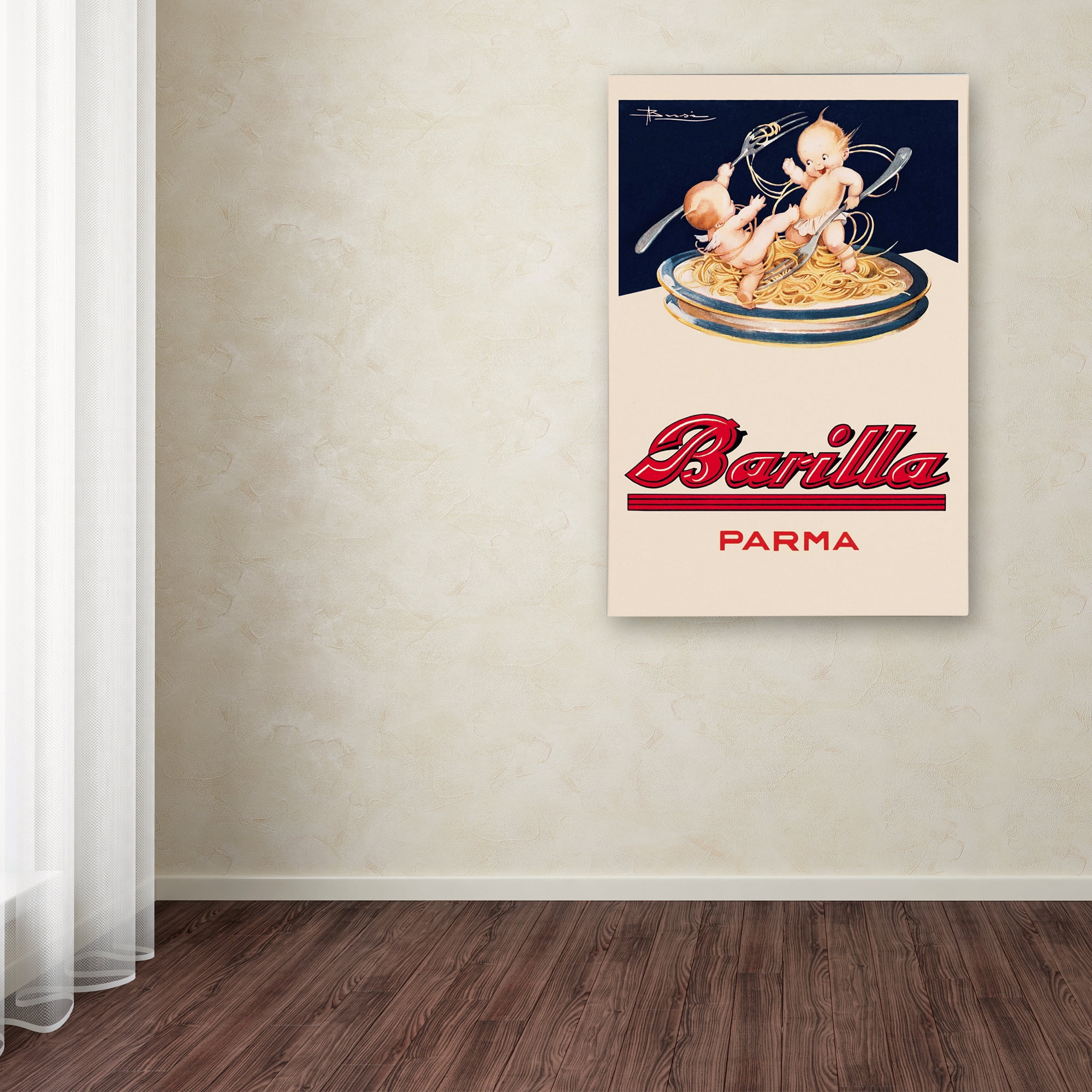 Trademark Fine Art 'Barilla-Parma' Canvas Art by Vintage Apple Collection