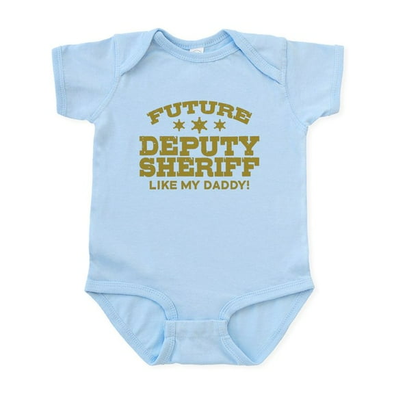 CafePress - Future Deputy Sheriff Like My Dadd Infant Bodysuit - Baby Light Bodysuit, Size Newborn - 24 Months