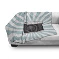 thumbnail image 3 of Camera Soft Flannel Fleece Throw Blanket, Retro Pop Art Style Photo Device for Recording Videos and Images Grunge, Cozy Plush for Indoor and Outdoor Use, 70" x 90", Dark Blue Grey White, by Ambesonne, 3 of 6