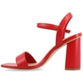 thumbnail image 3 of Journee Womens Tivona Mid Heel Ankle Strap Dress Sandals, Widths Available, 3 of 9