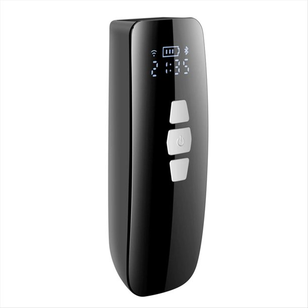 Mini Escáner Portátil Bluetooth, Escáner de Código de Barras 1D Inalámbrico con Almacenamiento en Pantalla.
