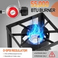 thumbnail image 2 of Ktaxon Propane Outdoor Fryer Fish Frying / Boiling Turkey Fryer Pot,55000BTU,30QT,10QT, 2 of 8