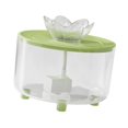 thumbnail image 1 of Fuente de agua automática para gatos, 1,5 L, compacta, base estable, silenciosa, regalo Verde, 1 of 9