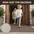 thumbnail image 6 of SIXHOME Door Mat 32"x47" Welcome Mat Non-Slip Absorbent Dirt Trapper Doormat Low Profile Floor Mat Indoor Outdoor Entryway Rug for Front Door Easy Clean Durable Neutral Home Decor Brown, 6 of 7