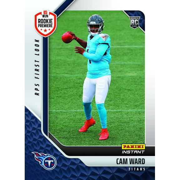 NFL 2025 Instant First Look Football Cam Ward #4 (Rookie)