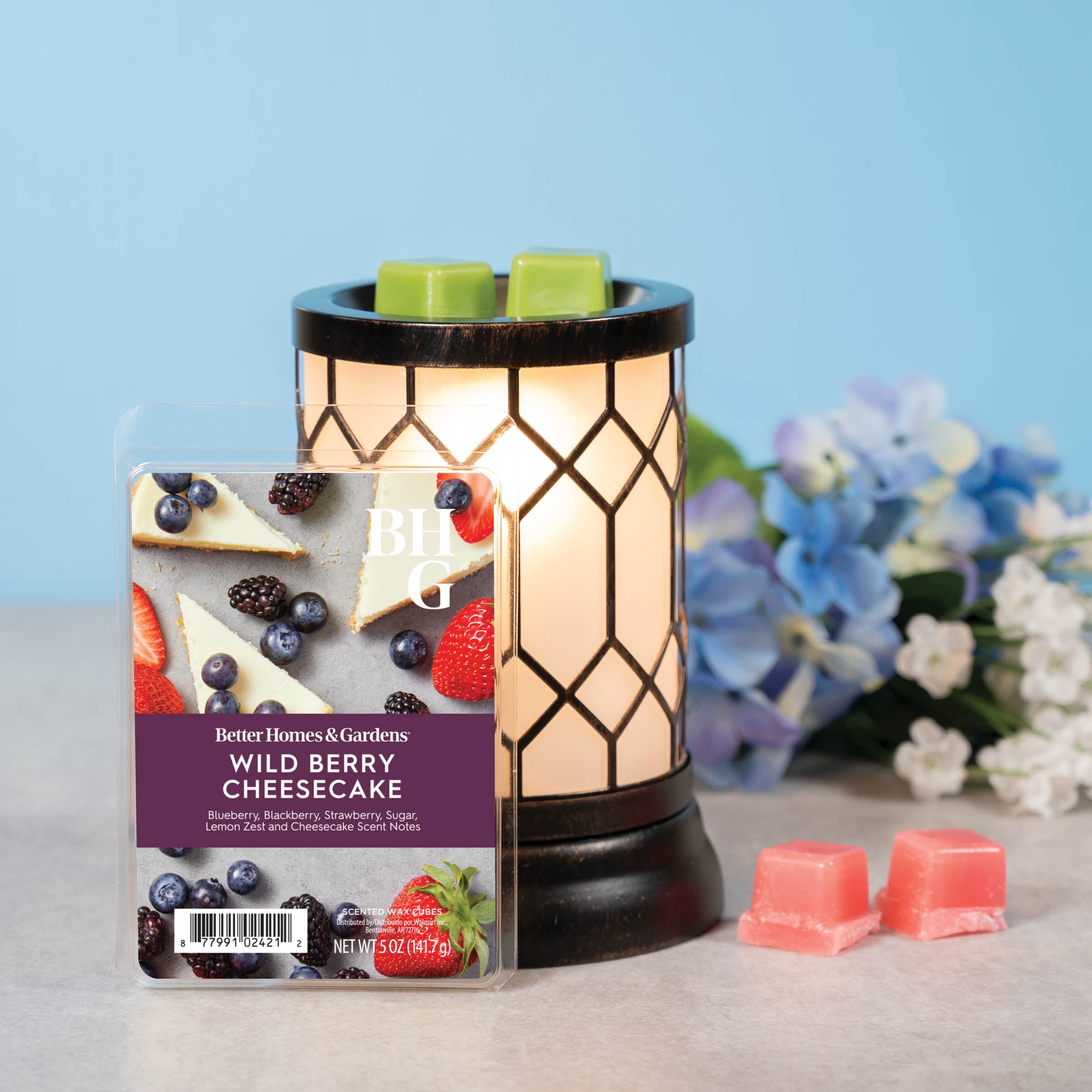 (5 pack) Wild Berries & Cheesecake Scented Wax Melts, Better Homes & Gardens, 5 oz (Value Size)