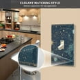 thumbnail image 5 of Yayeee Toggle Light Switch Wall Plate 1-Gang 4.5"x2.7" Home Decorative Outlet Cover, Dark Star Map, 5 of 7