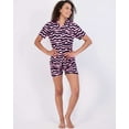 thumbnail image 5 of Real Essentials 4 Piece: Womens Long & Short Sleeve Button Down Pajama Set - Ultra Soft (Available In Plus Size), 5 of 7