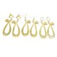 thumbnail image 2 of Par de aretes de anime de Boa Hancock, aretes y tachuelas como obsequio, accesorios de juego de rol y joyas Estilo clip de oreja,, 2 of 2
