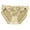 Beige, variant on Ladies Underwear Panties, Womens Underwear, French Novelty Lace Semi Sheer Lace Trim Comfort Bow Mid Rise Brief Black M
