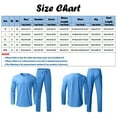 thumbnail image 5 of KaLI_store Mens Outfits Mens Long Sleeve Sweatshirts 2 Piece Outfits Tracksuits Striped Patchwork Hoodies and Sweatpants Sets Light Blue,L, 5 of 5