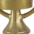 thumbnail image 4 of A&B Home Set of 2 Golden Ring Candleholders with Glass Hurricane, 4 of 5