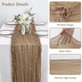 thumbnail image 3 of Table Runner Fixwal Nude, gasa, 35 x 120 cm, paquete de 8, 3 of 8