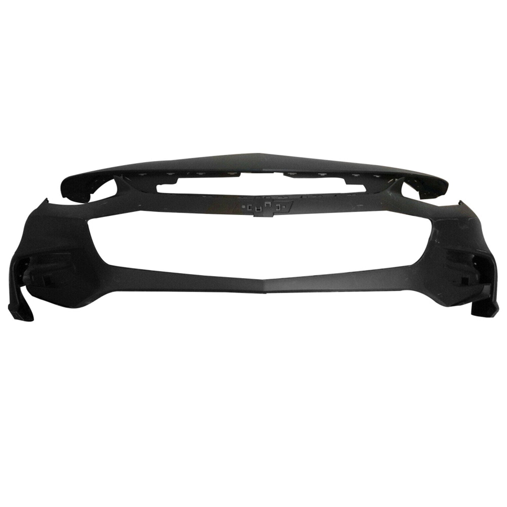 SEBLAFF Primered Front Bumper Cover for 2016 2017 2018 16-18 Chevy Malibu with LED Running Lamps