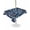 Blue, variant on Outdoor Tablecloth with Umbrella Hole for Patio/Picnic/Party/Camping, Blue Coastal Waterproof Table Cloth Rectangle Table Cover Washable, Nautical Whale Shell Starfish Ocean (60"x 84")