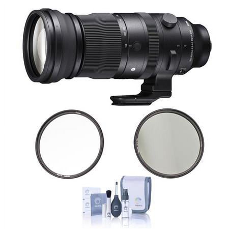 UPC: 0192223194304 | 150-600mm f/5-6.3 DG DN OS Sports Lens for Sony E  Bundle with Haida 95mm CPL+Clear Filter Kit  Cleaning Kit