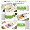 thumbnail image 3 of SYNYLIIFE Titanium Cutting Board Set of 3, Metal Chopping Board for Kitchen, Knife Friendly, Dishwasher Safe, Ideal for Meat, Fruit, Vegetables, 3 of 6