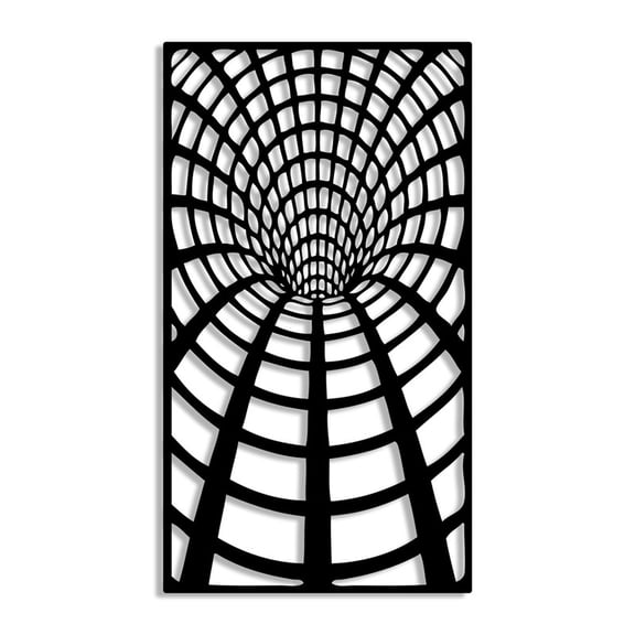 Minimalist Mesh Geometric Home Office Wall Ornament Wall Sculpture Modern Metal Hanging Wall Art Decor Decorative