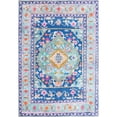 thumbnail image 1 of Unique Loom Revival Medallion Border Rug 8' 4 x 12' Rectangle Blue/Teal, 1 of 1
